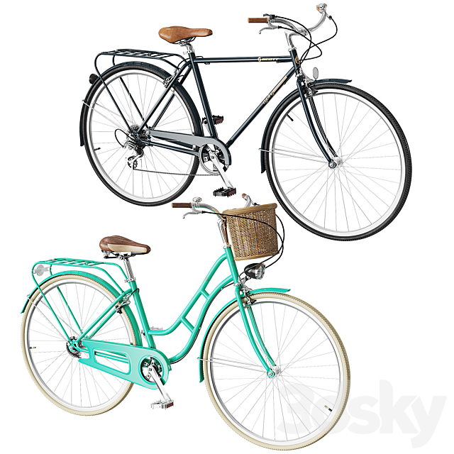 Retro bicycles Free Download