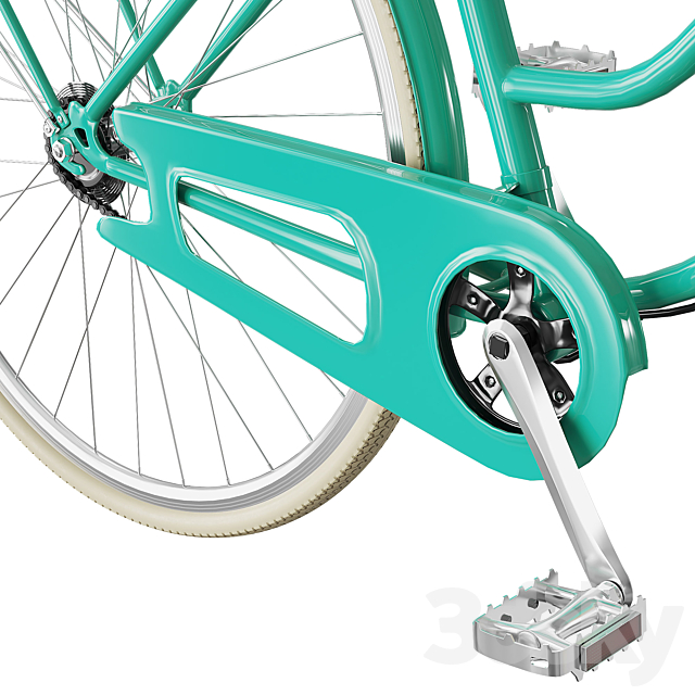 Retro bicycles 3dsky