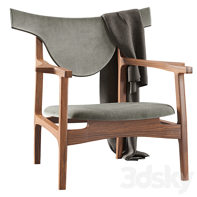 Taurus Chair CB2 3DSMax File - thumbnail 1