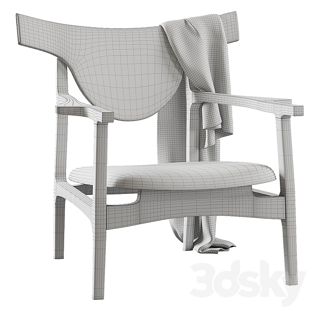 Taurus Chair CB2 3DSMax File - thumbnail 5