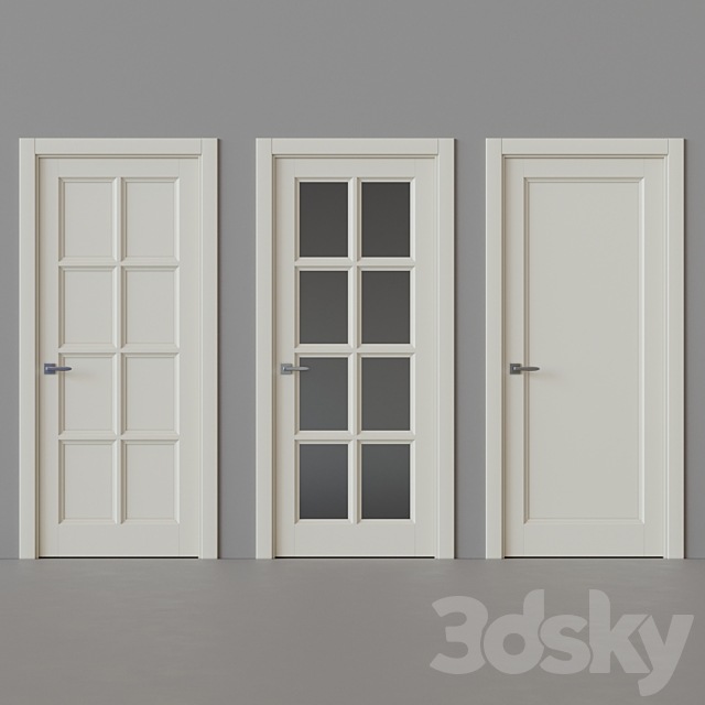 Interior door - Chalet (Sofia) 3d