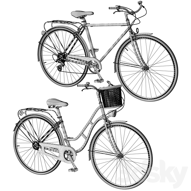 Retro bicycles 3dskyfree