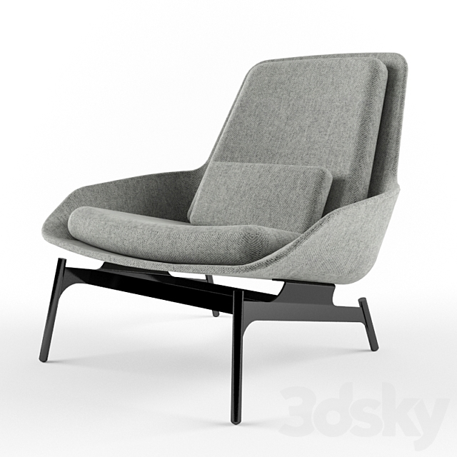 Slide Lounge Chair 3DSMax File - thumbnail 1