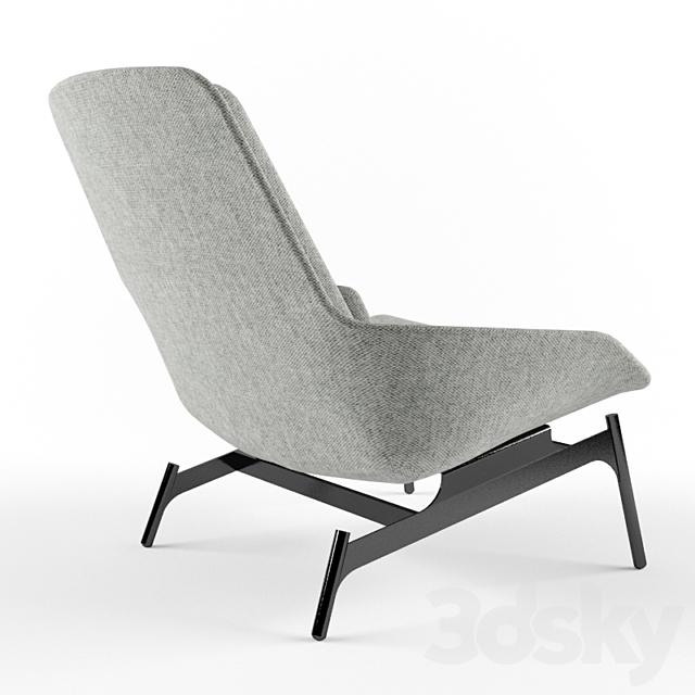 Slide Lounge Chair 3DSMax File - thumbnail 4