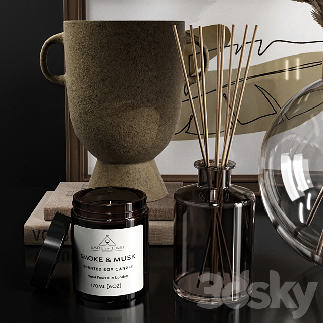 Decor set 10 3d