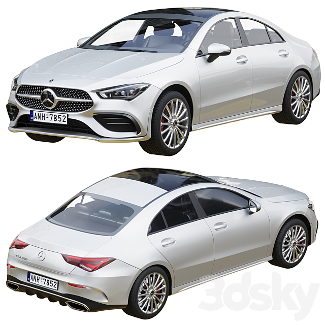 Mercedes-Benz CLA Coupe 250 2020 3d