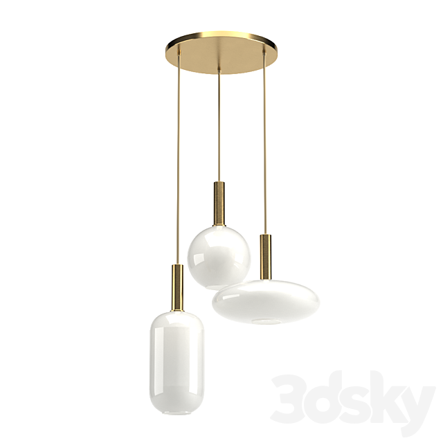 Ceiling lamp Opal 3d
