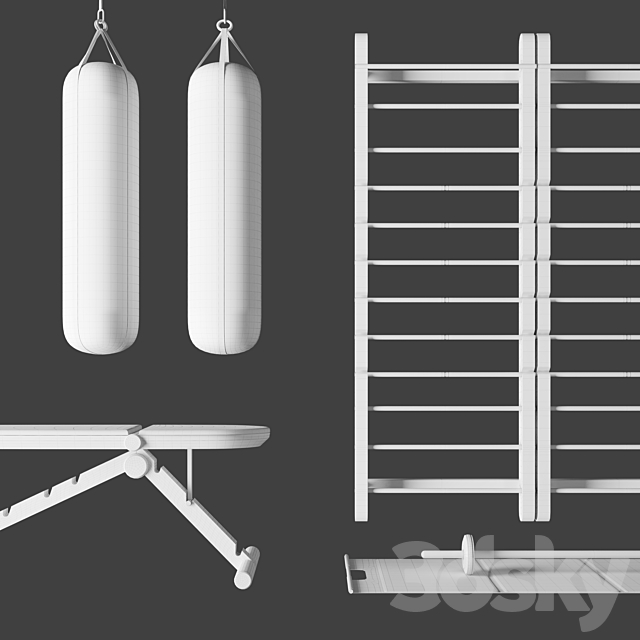 PENT. luxury fitness equipment 3dsky