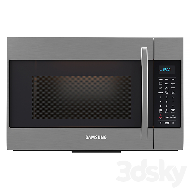 Samsung Kitchen Set 3DSMax File - thumbnail 4
