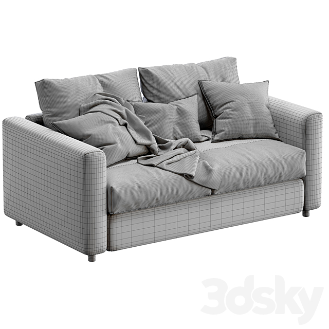 Leather sofa Ikea Vimle 3DSMax File - thumbnail 5