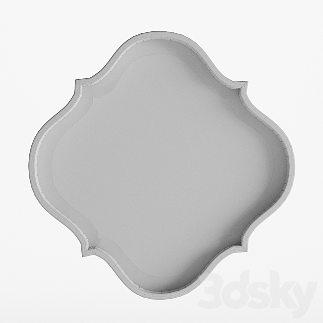 Kasbah Mirror Cox & Cox 3d