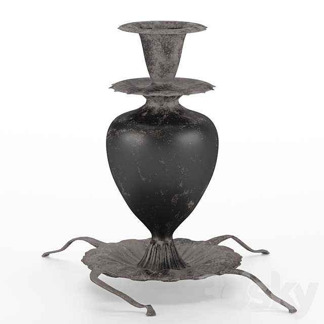 Vase candlestick 3d