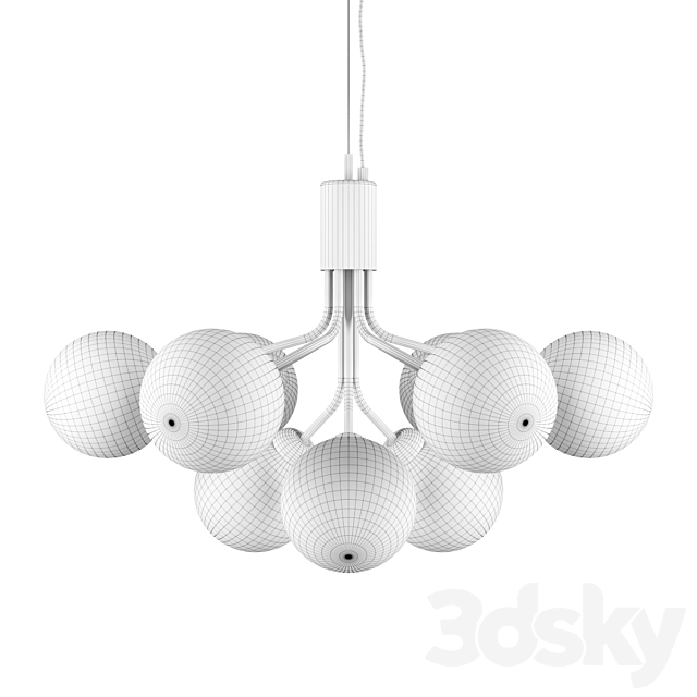 Apiales 9 ceiling lamp 3dskyfree