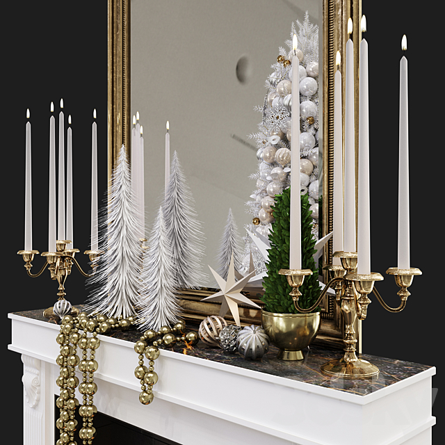 Christmas Decorative set sk_2 (Corona) 3DSMax File - thumbnail 3