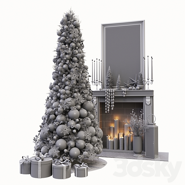 Christmas Decorative set sk_2 (Corona) 3DSMax File - thumbnail 5