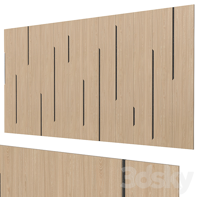 Decorative walls 289. 3d