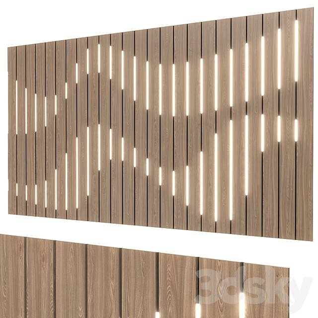 Decorative walls 289. 3dsky