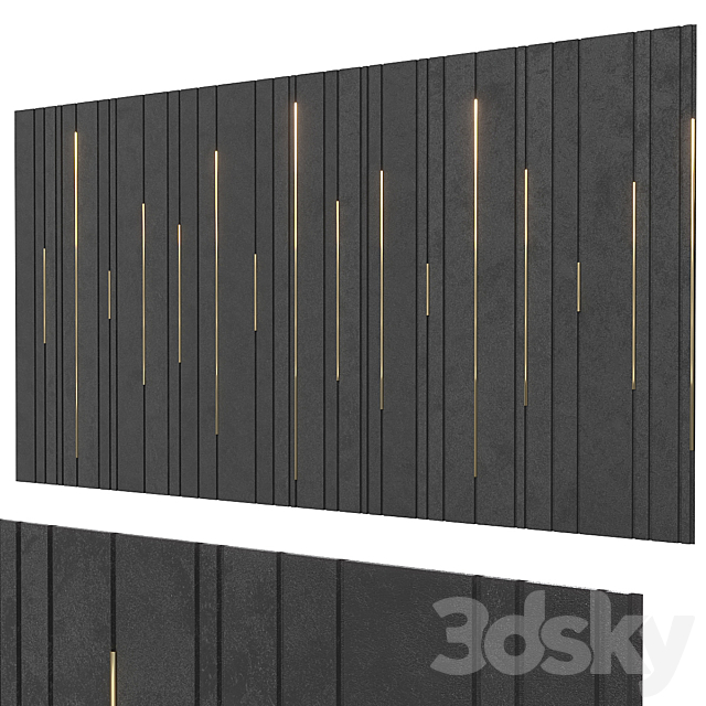 Decorative walls 289. 3dskyfree