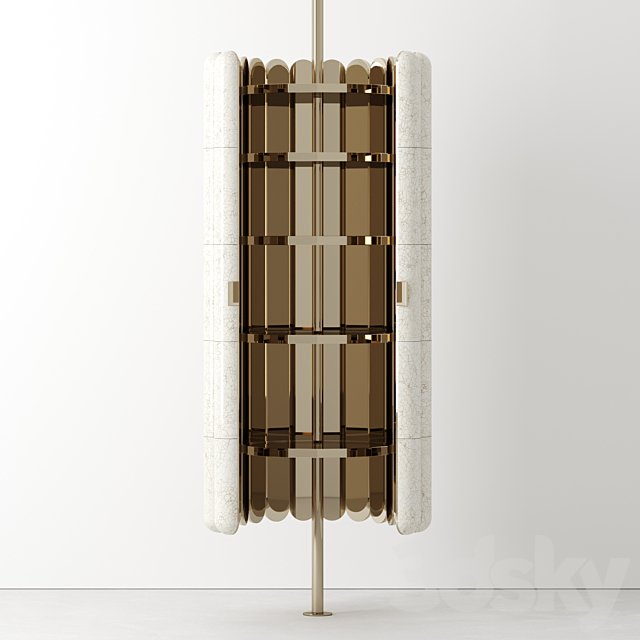 Raku-Yaki Cabinet Bar by Emmanuelle Simon 3d