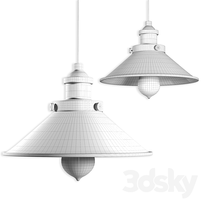 Flowydecor Modern Nordic lamp 3DSMax File - thumbnail 3