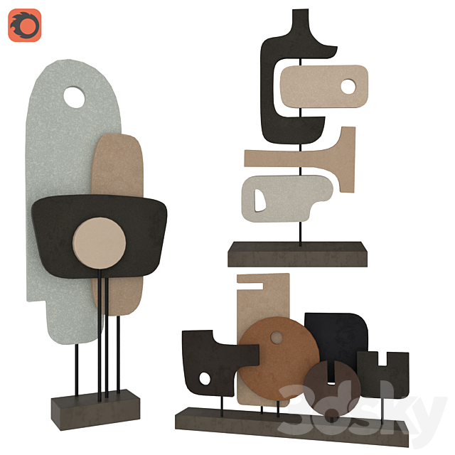Stephane Parmentier sculpture 3DSMax File - thumbnail 1