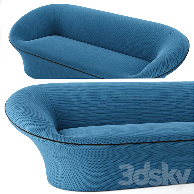Long sofa NEST I HC28 Cosmo 3d