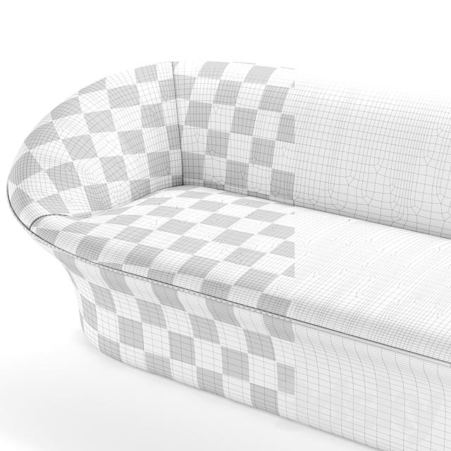 Long sofa NEST I HC28 Cosmo 3dsky