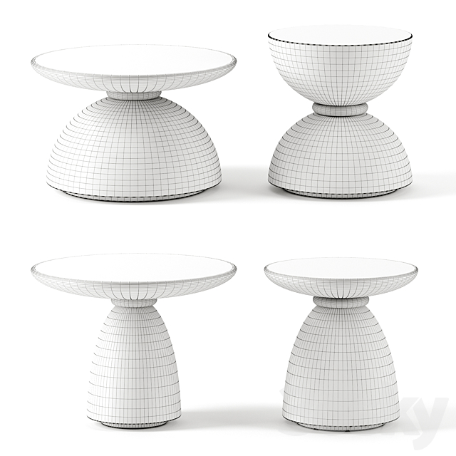 GEO side tables by Pimar 3DSMax File - thumbnail 2