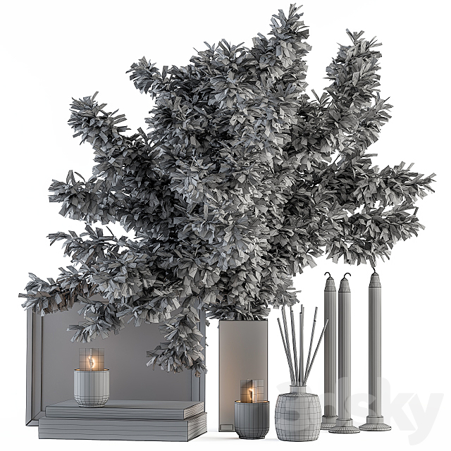 Decorative Set Bouquet - Set 51 3dskyfree
