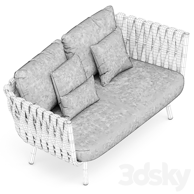 Tosca sofa by Tribu 3DSMax File - thumbnail 5