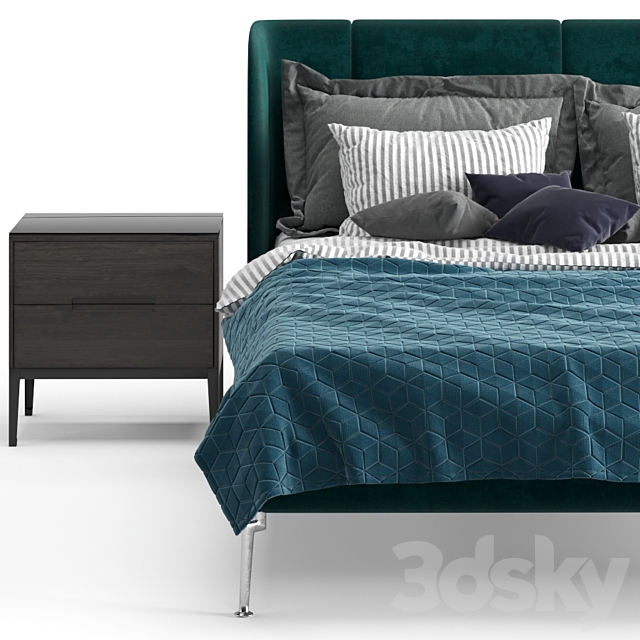Ikea Tufjord Upholstered Bed 3dsky