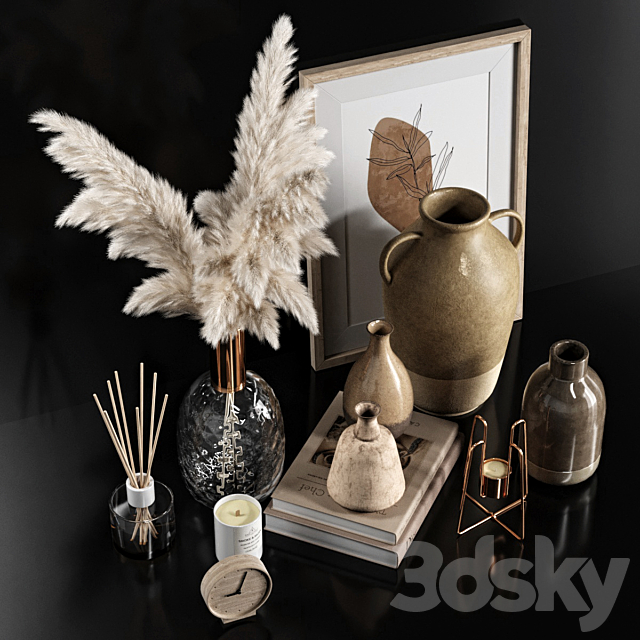Decor set 12 3dsky