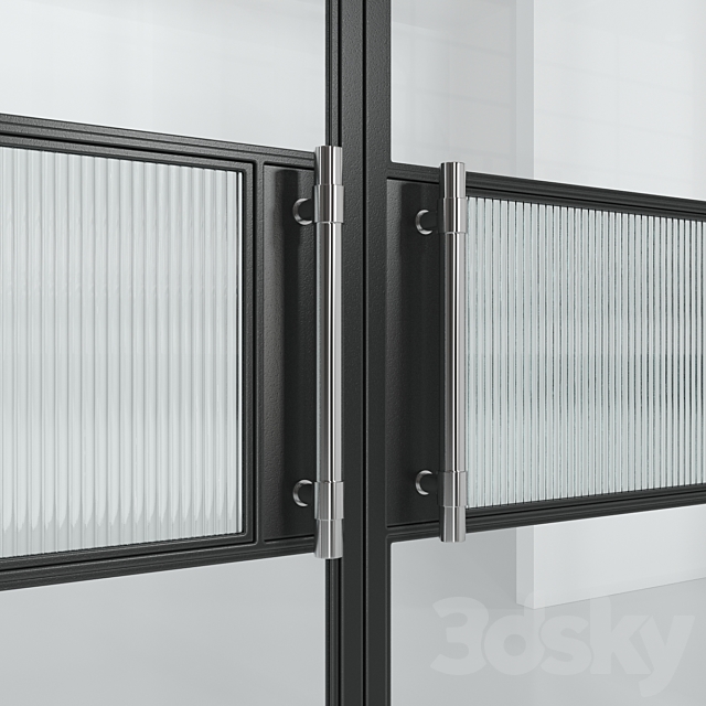 Glass partition (Loft) 4 3dsky