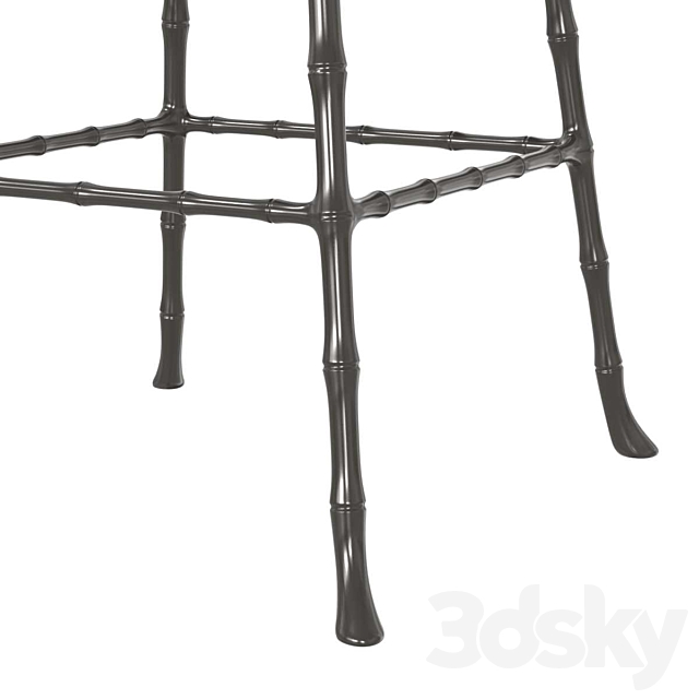 Rose uniacke high upholstered bar stool 3DSMax File - thumbnail 3
