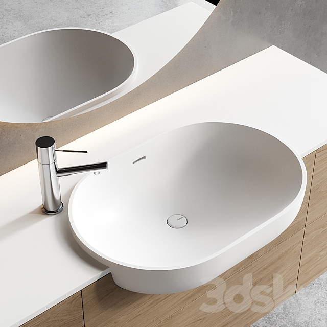 Falper Viaveneto Soft Vanity Unit Set 2 3d