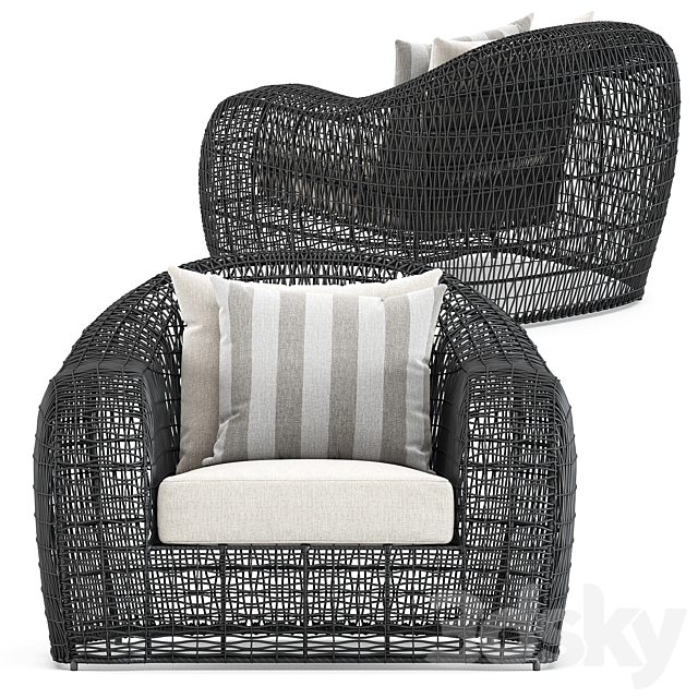 Balou Lounge Chair by Janusetcie 3DSMax File - thumbnail 3