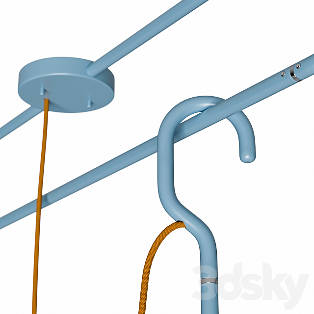 Ceiling lamp Hook by Huisu Jo 3d
