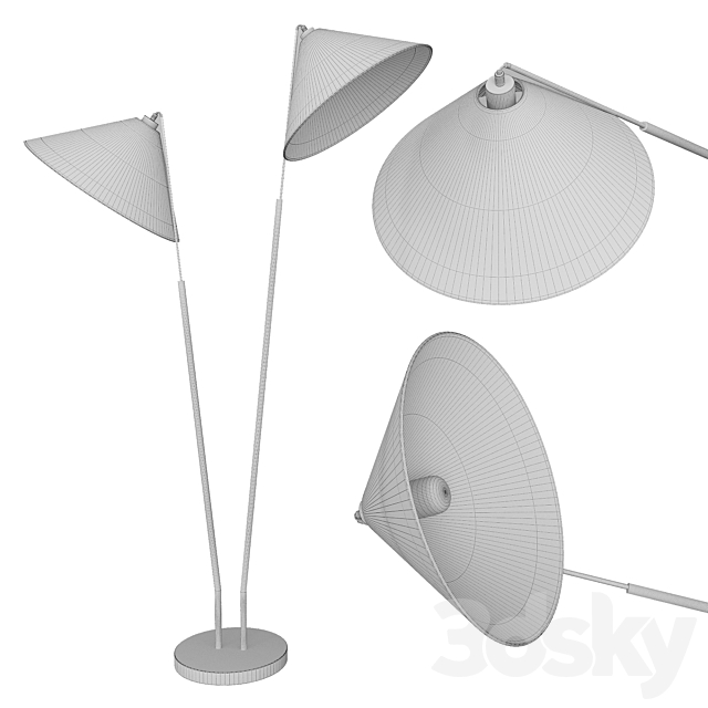 Floor Lamp TK Lighting Lampada 3d