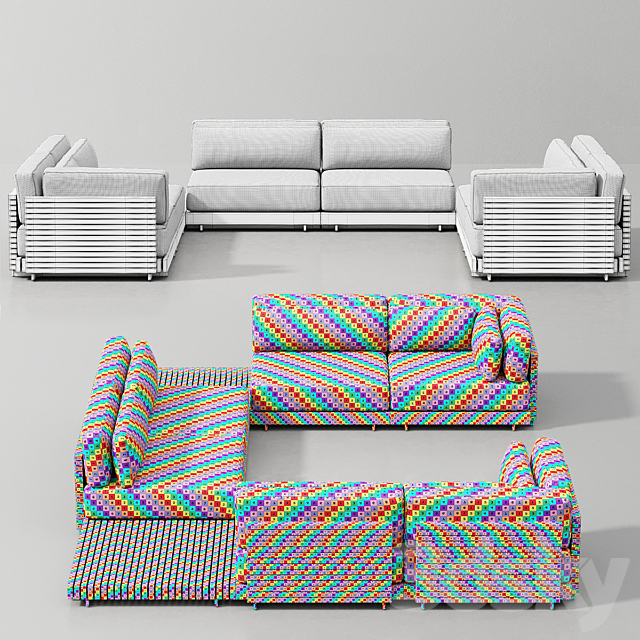 CAICOS MODULAR SOFA_13 3dskyfree
