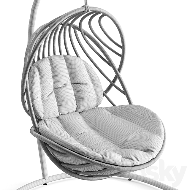 Dedon Hanging Lounge Chair Kida 3DSMax File - thumbnail 5