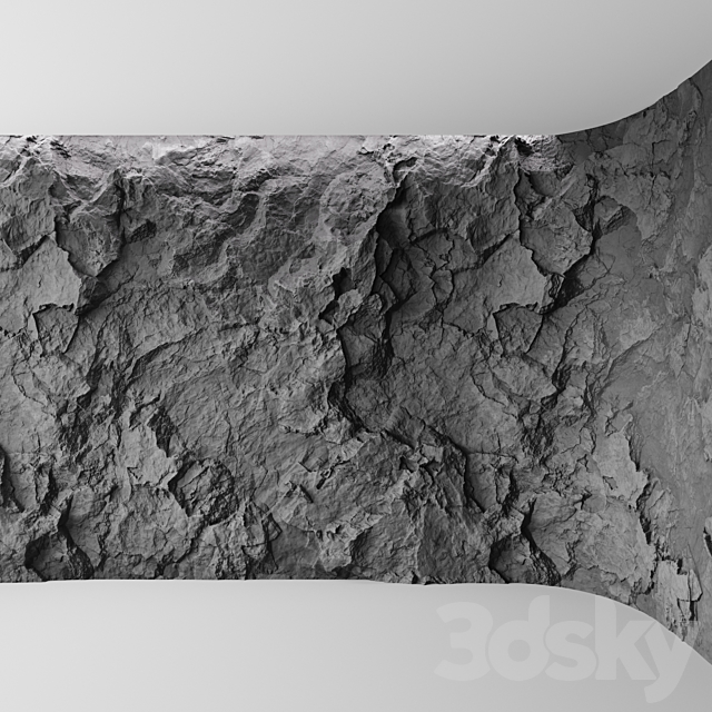 Rock cliff wall ?10 3d