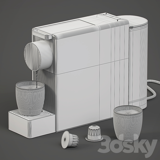 Xiaomi SCISHARE Capsule Coffee Machine Mini 3dsky