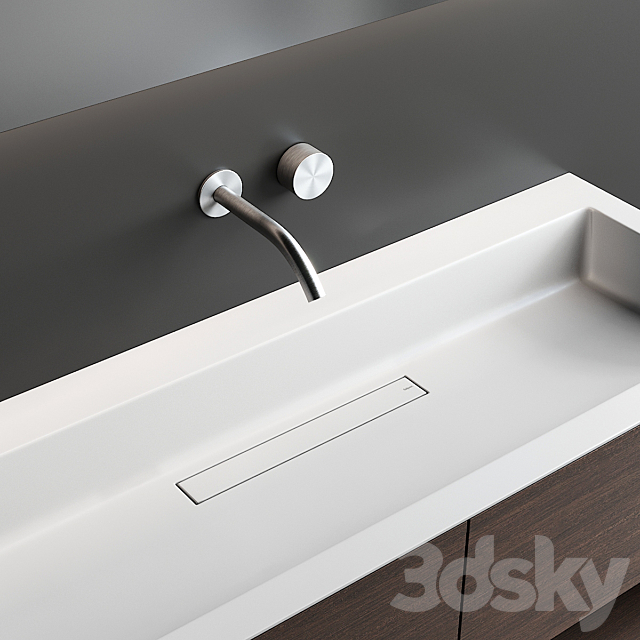 Falper Shape Evo Vanity Unit Set 1 3d