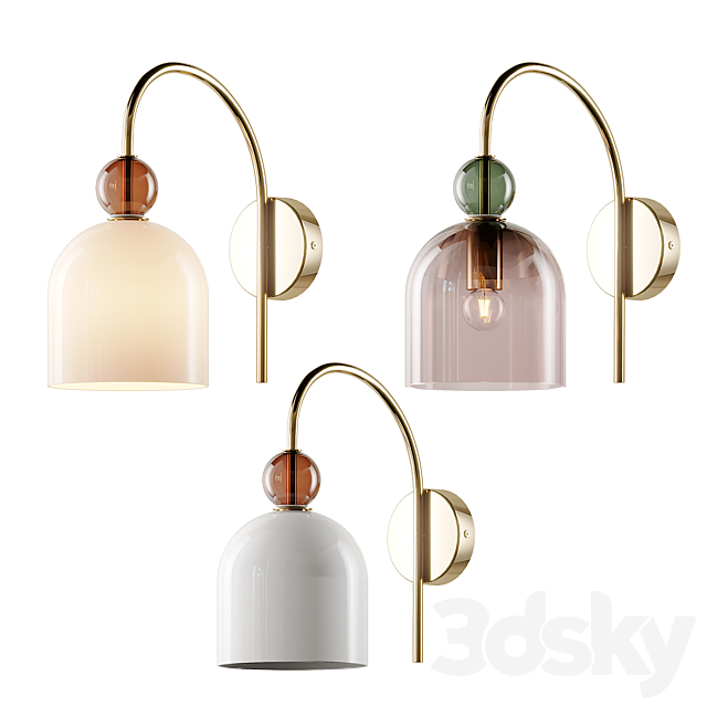 Whitney wall sconce Designed by MADE Studio 3d