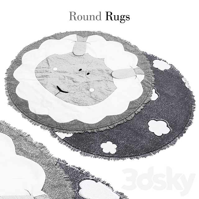 round rug 15 3DSMax File - thumbnail 1