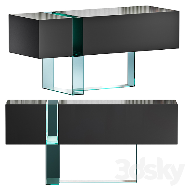Lacquered sideboard FLO By EmmeBi 3DSMax File - thumbnail 1