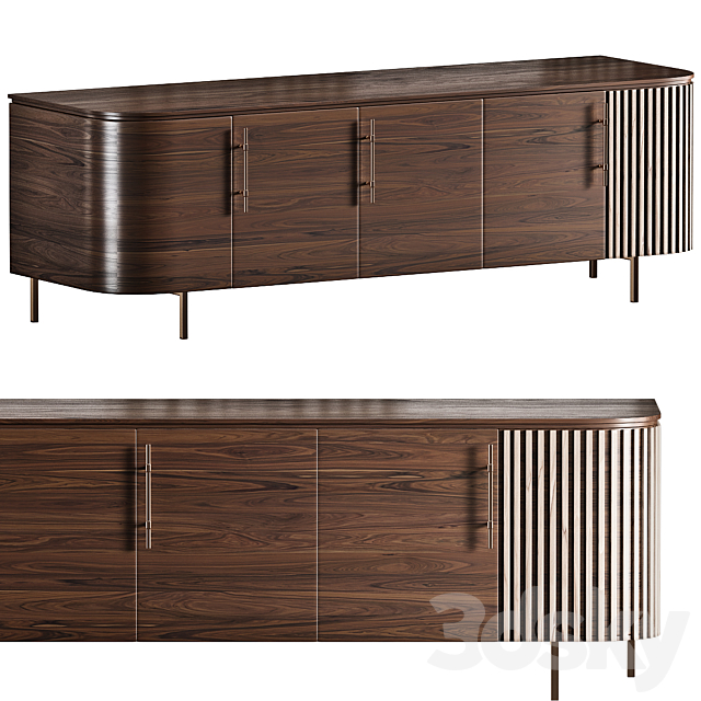 PLISSE Sideboard Plisse Collection By BAXTER 3DSMax File - thumbnail 1