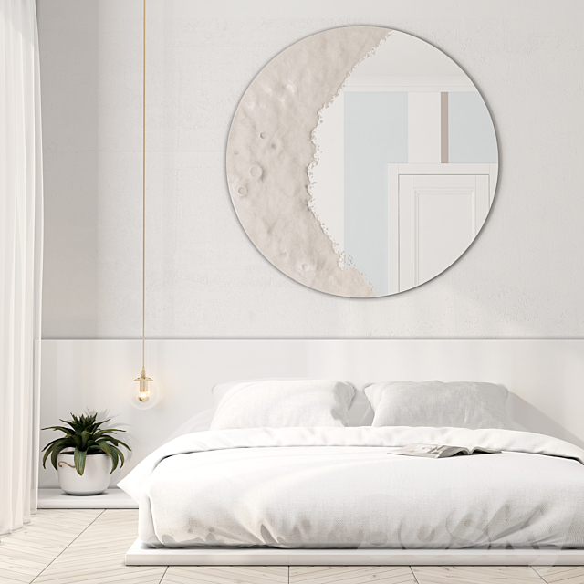 Luna Mirror by Mercado Collective 3d