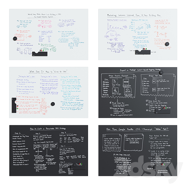 PolyVision - WhiteBoard & BlackBoard Sans Serif Flow Set1 Free Download