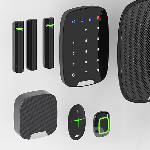 Security alarm system Ajax 3dsky